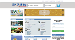 Desktop Screenshot of endlista.com.br